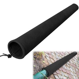 68" L X 4.7" Dia Oil and Sediment Control Pipe Sock Silt and Sediment Filter Dewatering Socks with Drawstring Lengthening Sediment Filter Sock for Oils Contaminates