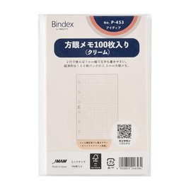 Bindex(バインデックス) System Notebook Refill Mini 6 Size 6 Holes Petit Pagem Efficiency Notebook P453