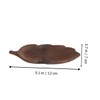 STOBAZA Bamboo Leaf Coaster Heat Insulation Pad Decorative Bamboo Holder