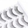 KSYOO Cat Eye Lashes Wispy Natural Look, D Curl 10-18mm