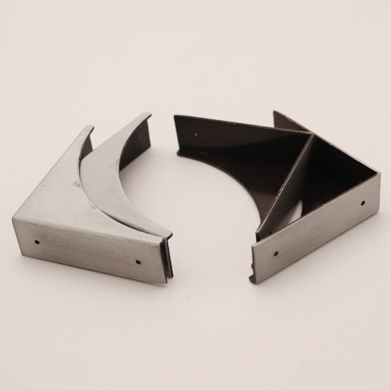 Guard Corner,4 Pcs Antique Iron Sheet Metal Angle Guard Box