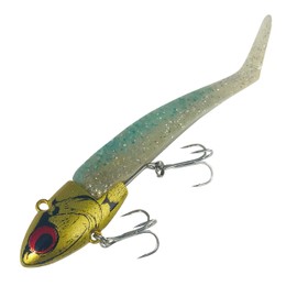 Coreman Worm VJ-28 Vibrating Jig Head #046 Gold Head / Shallow Sardine