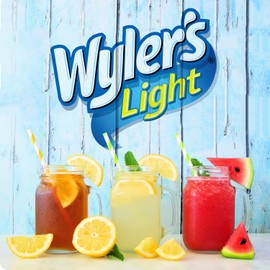 Wyler's Light Wyler's Light Singles To Go Powder Packets, Water Drink Mix, Watermelon Lemonade, 96 Servings, 8 Count x Pack of 12