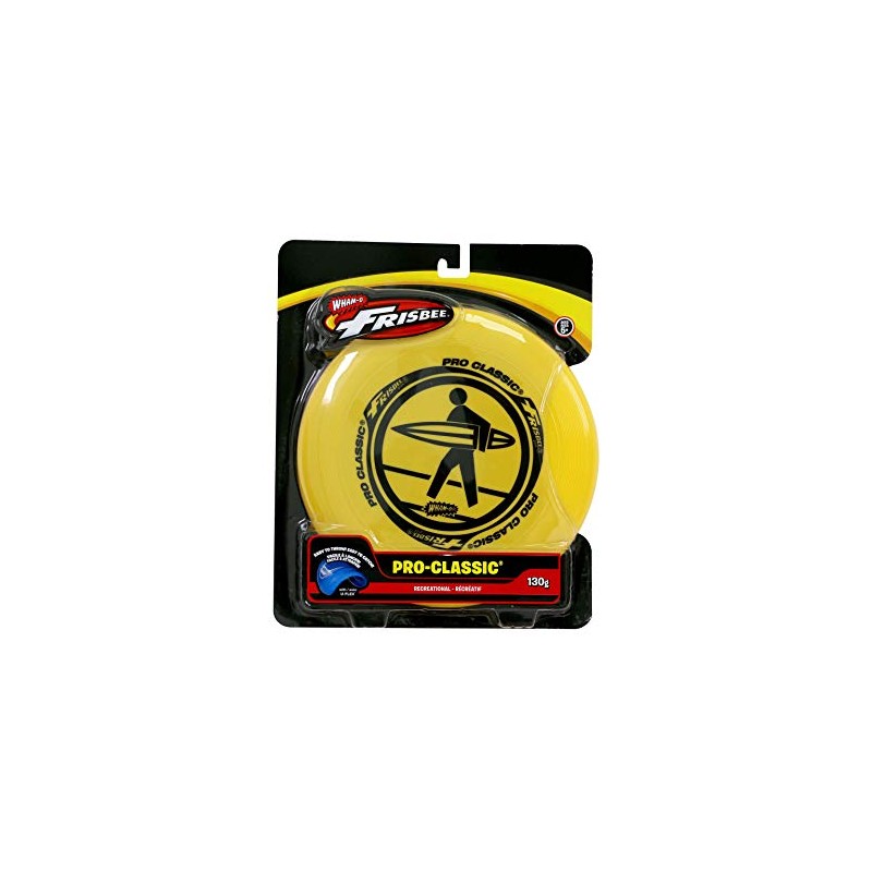 Wham-O Frisbee Pro-Classic-Yellow Disc Unisex Youth, 25 cm