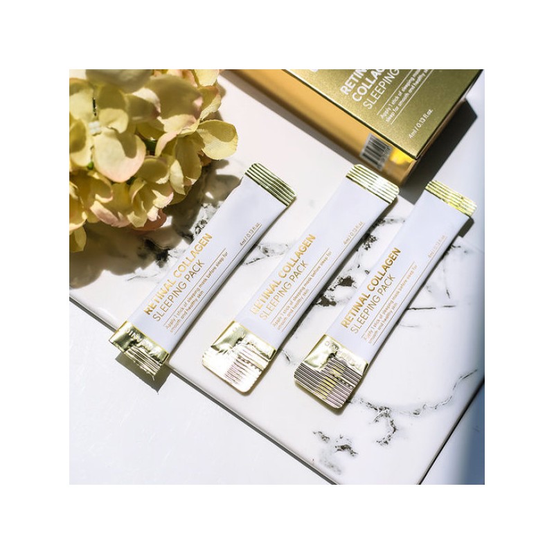 Hanganik 한가닉 레티날 콜라겐 슬리핑팩 4ml X 30포 마스크팩 수면팩