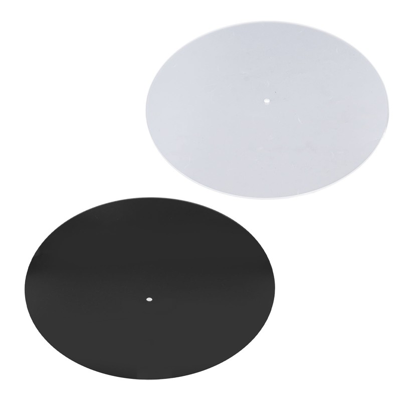 2Pcs Acrylic Turntable Slipmat Record Platter Player 12in Vinyl Slip