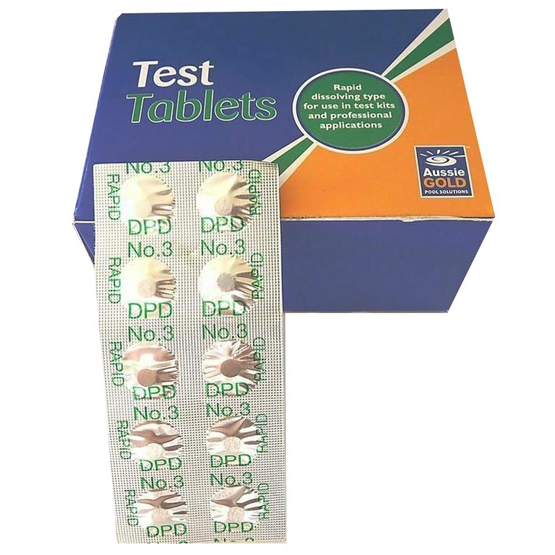 DPD 3 Test Tablets Combined Chlorine Bromine Pool Water Test