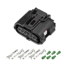 X AUTOHAUX 1 Set 6 Pin No.9098012303 Accelerator Pedal Connector Adapter Plug Clip Kit Replacement for Toyota FJ Cruiser 2007-2014