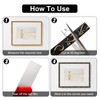 TECDW 118in Flexible Wall Trim,Peel and Stick Wall Molding,Moulding Trim