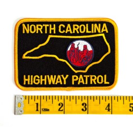 Unbranded Embroidered Patch - North Carolina Highway Patrol - NEW - Iron-on - Larger Size