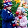SATINIOR 2 Pairs Winter Kids Fingerless Gloves Toddler Finger Mittens