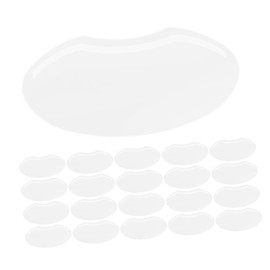 Baluue 30Pcs Transparent Haircut Eye Shields Lightweight Eye Shields for Hair Cutting Adults Protects Eyes From Hair and Debris for Salons and Home Use