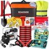 Car Emergency Kit with Air Compressor,Roadside Emergency Car Kit for