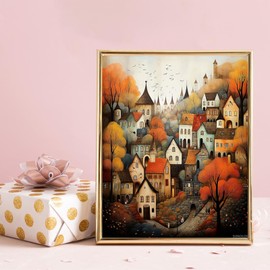 SVINOILER Paint by Numbers Landscape for Adults, Acrylic Oil Painting by Numbers Kits for Beginner with Paintbrushes Brushes Paintwork Art Canvas for Home Decor 16x20 inch