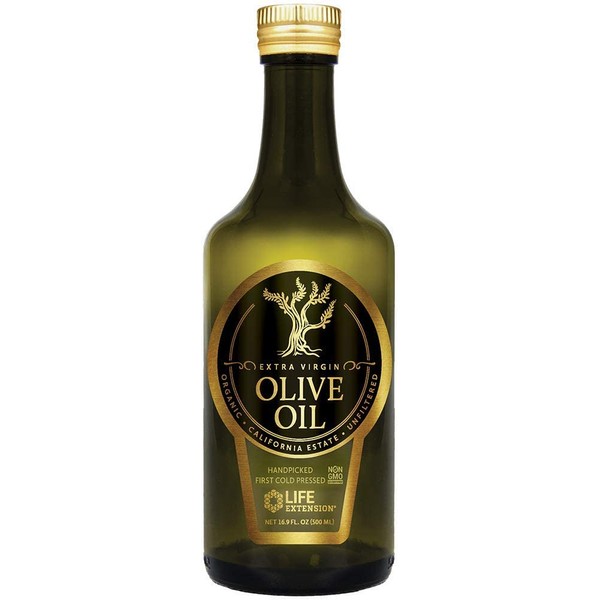 Life Extension California Estate Organic Extra Virgin Olive Oil, 500 Ml
