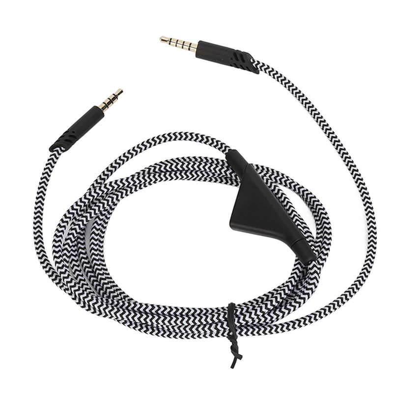 Gaming Headset Extension Cable Replacement Braiding Headphone Extension Cord with