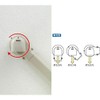 Inaba Denko LDWX-70L-W Plumbing Cosmetic Cover, Wall Corner, Air Conditioner