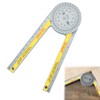Angle Measurement Tool,360 Protractor,Angle Finder Tool,Protractor 360,m1 Caliber Miter Saw