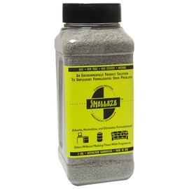 SMELLEZE Natural Formaldehyde Spill Remover & Odor Eliminator Granules: 2 lb. Bottle. Sprinkle on Spill/Odor Source
