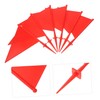 BESPORTBLE Abs Plastic Sprinkler Flags 6 Pack Mini Flags for