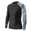 ADOREISM - Camisetas de natación de compresión para Hombre con