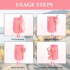 Janety Bottle Holder Bicycle, Bicycle Drink Holder with Mesh Pocket