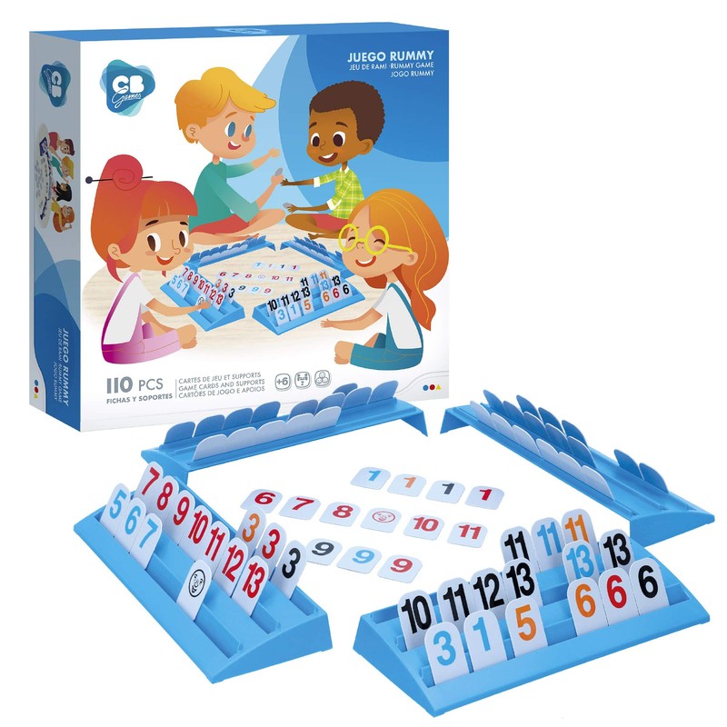 COLORBABY 49038 Rummy CB Games Board Game Rummi