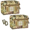 bvya 2 Pack Tactical Molle EDC Pouch Multi-Purpose Admin Pouch