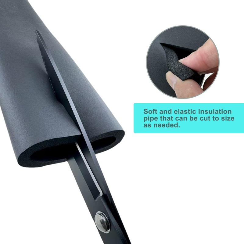 ZXTDBMBB Insulation Foam Pipe 2 inches ID ,6 feet Long,