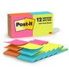 Pop-Up Refills, 3 x 3, 4 Alternating Neon Colors, 12