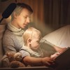Clip On Reading Light, Eye-Care Dimmable Desk Clamp Lamp with