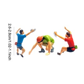 Amagogo 1/64 Rock Climbing Figures Miniature Scenes Hand Painted Diorama Scenery Collections Micro Landscape Children Toys Decor, 3 Pieces