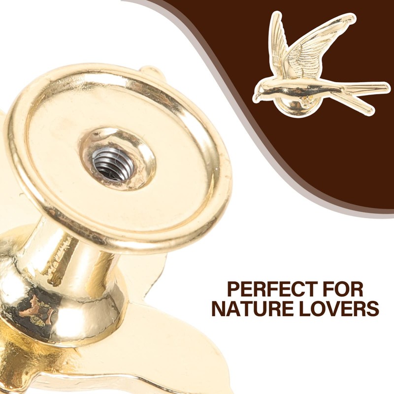 OSALADI Drawer Handle, 2 Pieces, Cabinet Knobs, Bird Door Handle,
