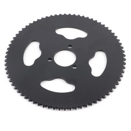 Sprocket, T8F 74T Tooth 35 mm Steel Sprocket Motorcycle Rear Wheel 19 cm x 3.5 cm for Small Motorcycles 4-Wheel Drive