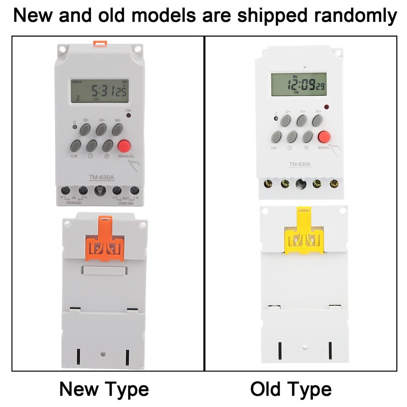 Chazcool TM630A 12V DC Timer Switch, Mini LCD Digital Microcomputer