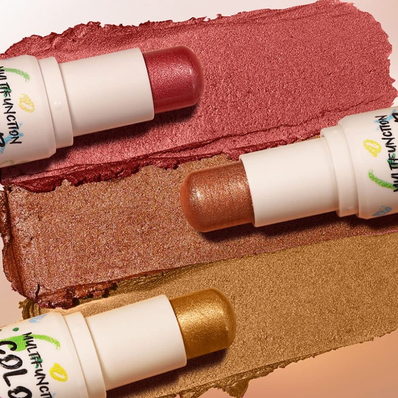 Langmanni Romantic Highlights Blush Eye Shadow Multifunctional Makeup Stick 8