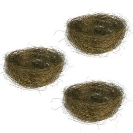 3 Pcs Pascua Pájaro Decoración Hogar Decoración Pascua Nido de Artificiales Pascua Foto Props Pascua Mini Pájaro Pascua Nido de Pájaros Fake Artificiales para Bird Nest Bird House