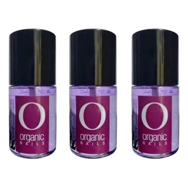 Organic Nails 3pack Aceite Para Cutícula Aroma Rosas 15ml - Organic Nails