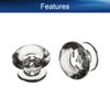Yinpecly 6PCS Self Adhesive Cabinet Pull Handle, Mini Acrylic Pull