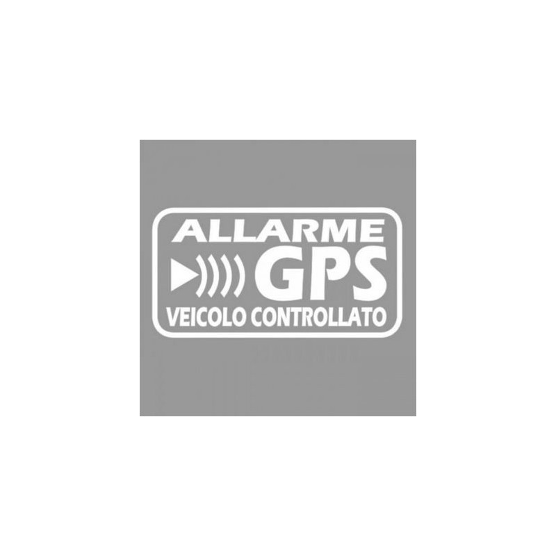 8 x GPS Satellite Alarm System Anti Theft Stickers for