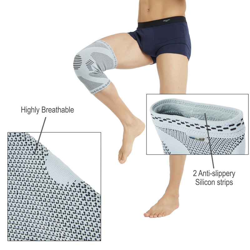 NEOtech Care Supportive Knee Support Made of Bamboo Fibre -