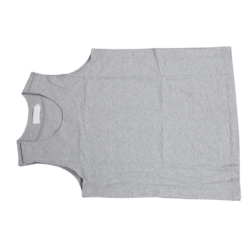 Unisex Cotton Vest Easy Wear Removal Side Full Opening Sleeveless
