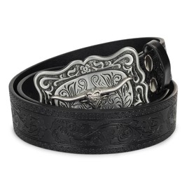 XuoAz Western Cowboy Belts for Men Women - Longhorn Bull Decoration Pu Leather Cowgirl-Country-Belt for Jeans Pants