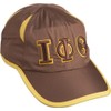 Iota Phi/Φ Theta Featherlight Mens Cap [Brown - Adjustable] -
