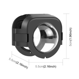 PULUZ Insta360 x4 Lens Cover for insta360 x4 Lens Guard Optical Glass Insta360 X4 Lens Cap for Insta360 X4 9H Hardness/Anti-Scratch/98% Transmittance Lens Accessories for Insta360 x4 Lens Protective