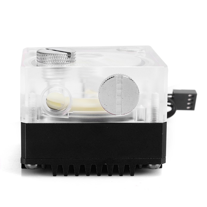 Water Cooling Pump Acrylic Aluminum Computer Accessory Heat Sink Mute