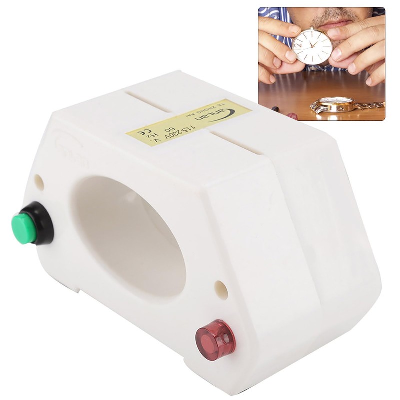 Demagnetizer, Professional Mechanical Wristwatch Demagnetizer Demagnetizing Watch Repairing Tool(US standard