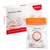 ECOOPTS 30 Ziplock Bags | Strong Ziplock Jewellery Bags Reusable