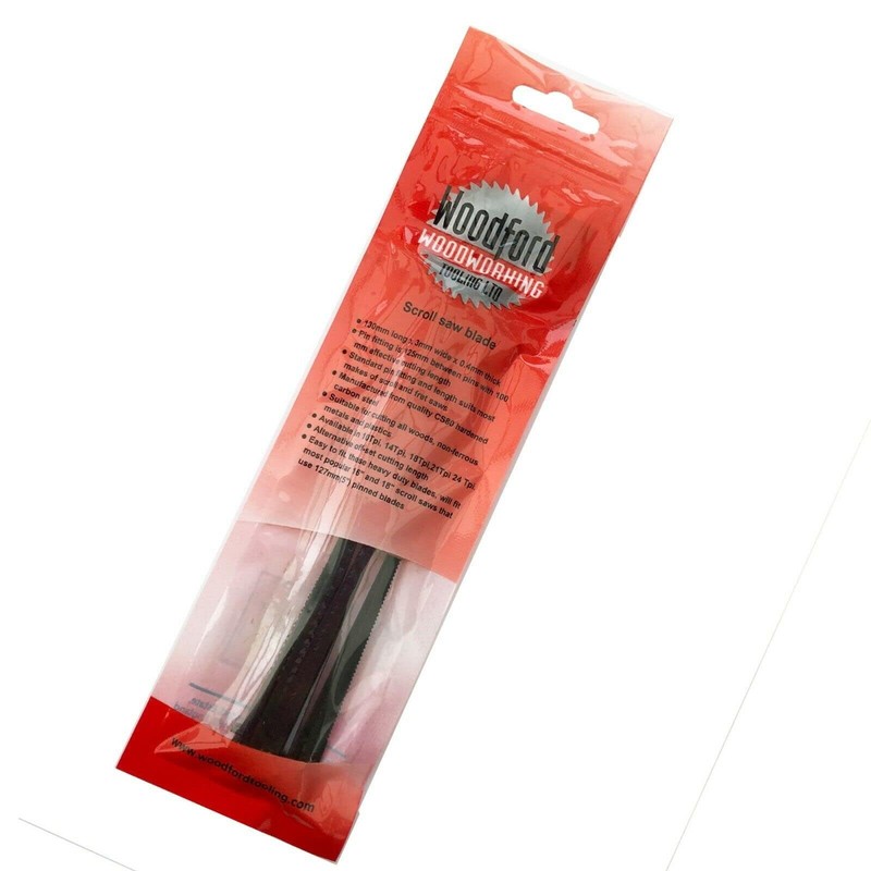 10 x Scroll Saw Blades Pinned 21 TPI 130mm long