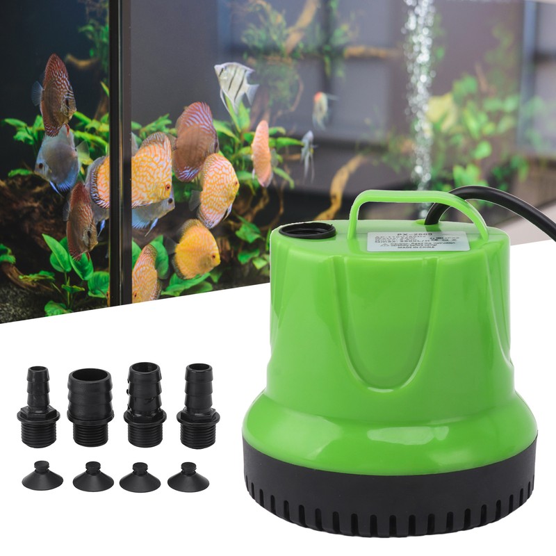 Aquarium Submersible Pump Quiet Bottom Water Inlet Fish Tank Water